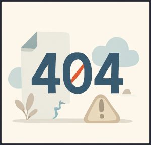 404 에러 페이지, 왜 자...